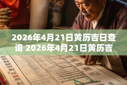 2026年4月21日黄历吉日查询 2026年4月21日黄历吉日是哪天