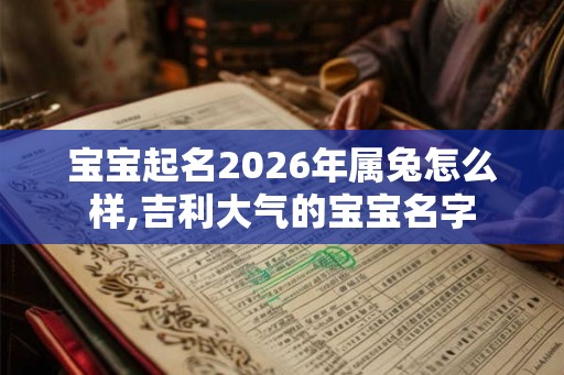 宝宝起名2026年属兔怎么样,吉利大气的宝宝名字