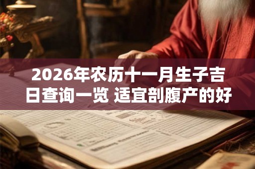2026年农历十一月生子吉日查询一览 适宜剖腹产的好日子