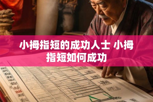 小拇指短的成功人士 小拇指短如何成功