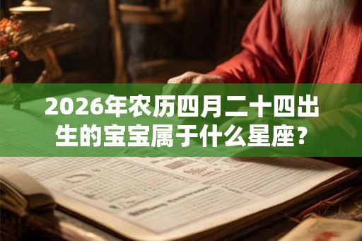 2026年农历四月二十四出生的宝宝属于什么星座? 2026年农历四月二十四出生的宝宝属于什么星座?