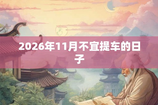 2026年11月不宜提车的日子 2026年11月不宜提车的日子