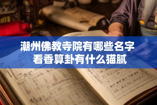 潮州佛教寺院有哪些名字  看香算卦有什么猫腻