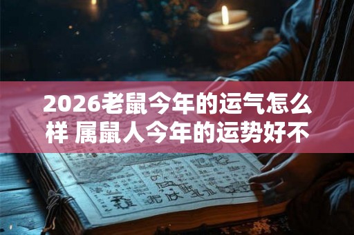 2026老鼠今年的运气怎么样 属鼠人今年的运势好不好 2026老鼠今年的运气怎么样 属鼠人今年的运势好不好