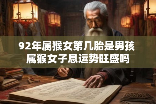 92年属猴女第几胎是男孩 属猴女子息运势旺盛吗