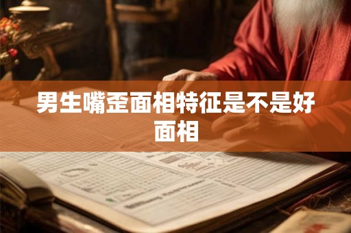 男生嘴歪面相特征是不是好面相