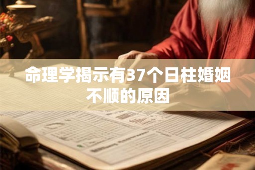 命理学揭示有37个日柱婚姻不顺的原因