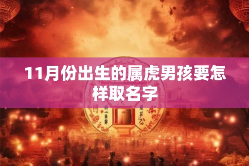 11月份出生的属虎男孩要怎样取名字