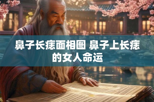 鼻子长痣面相图 鼻子上长痣的女人命运