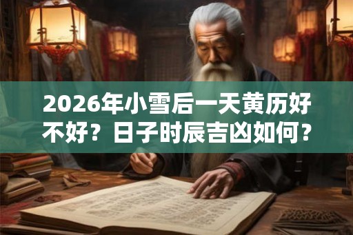 2026年小雪后一天黄历好不好?日子时辰吉凶如何? 2026年小雪后一天黄历好不好?日子时辰吉凶如何?