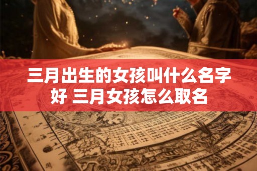 三月出生的女孩叫什么名字好 三月女孩怎么取名