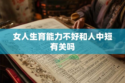 女人生育能力不好和人中短有关吗 女人生育能力不好和人中短有关吗