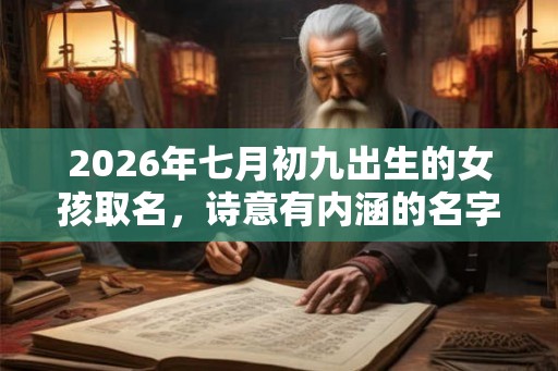 2026年七月初九出生的女孩取名,诗意有内涵的名字 2026年七月初九出生的女孩取名,诗意有内涵的名字