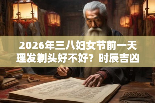 2026年三八妇女节前一天理发剃头好不好？时辰吉凶如何？