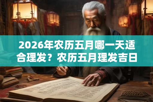 2026年农历五月哪一天适合理发？农历五月理发吉日一览表！