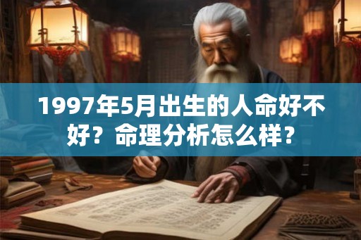 1997年5月出生的人命好不好？命理分析怎么样？