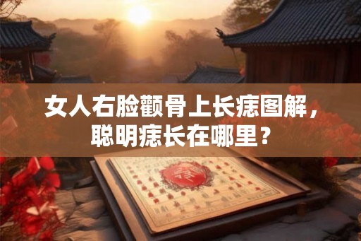 女人右脸颧骨上长痣图解，聪明痣长在哪里？
