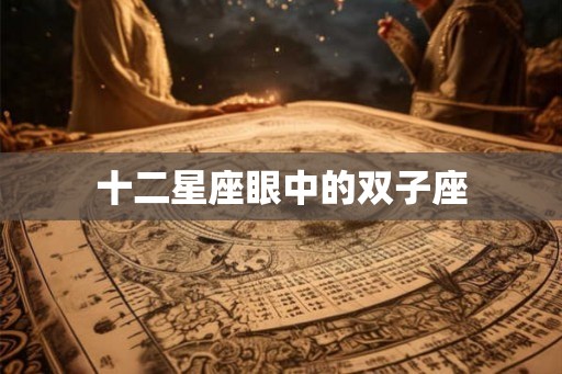 十二星座眼中的双子座
