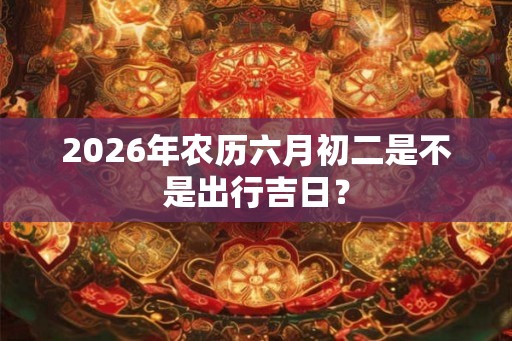 2026年农历六月初二是不是出行吉日? 2026年农历六月初二是不是出行吉日?