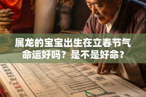 属龙的宝宝出生在立春节气命运好吗?是不是好命? 属龙的宝宝出生在立春节气命运好吗?是不是好命?