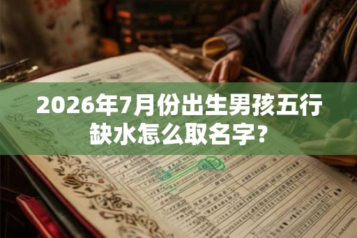 2026年7月份出生男孩五行缺水怎么取名字？