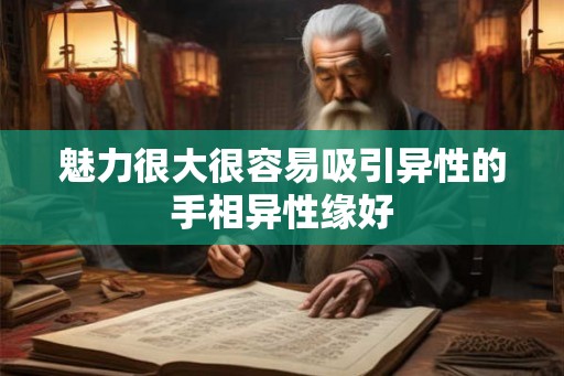 魅力很大很容易吸引异性的手相异性缘好