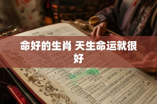 命好的生肖 天生命运就很好