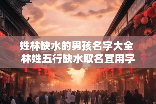 姓林缺水的男孩名字大全 林姓五行缺水取名宜用字 姓林缺水的男孩名字大全 林姓五行缺水取名宜用字