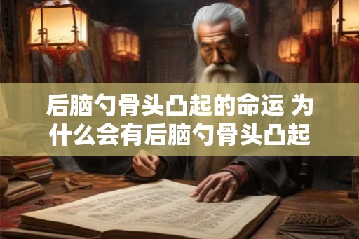 后脑勺骨头凸起的命运 为什么会有后脑勺骨头凸起 后脑勺骨头凸起的命运 为什么会有后脑勺骨头凸起
