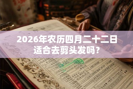 2026年农历四月二十二日适合去剪头发吗？