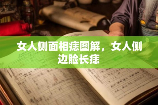 女人侧面相痣图解，女人侧边脸长痣