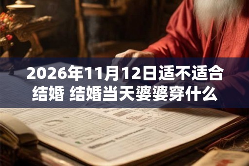 2026年11月12日适不适合结婚 结婚当天婆婆穿什么衣服