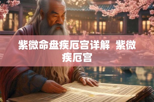 紫微命盘疾厄宫详解  紫微疾厄宫