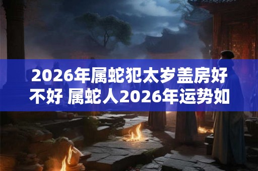 2026年属蛇犯太岁盖房好不好 属蛇人2026年运势如何