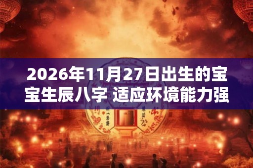 2026年11月27日出生的宝宝生辰八字 适应环境能力强