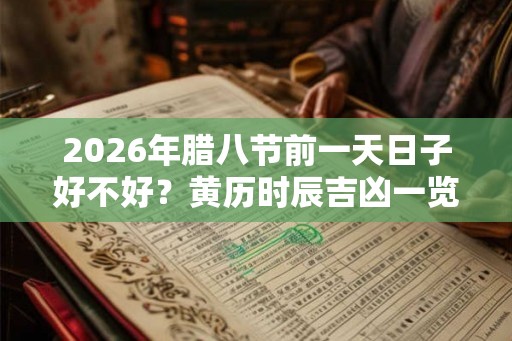 2026年腊八节前一天日子好不好？黄历时辰吉凶一览？