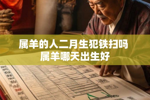 属羊的人二月生犯铁扫吗 属羊哪天出生好