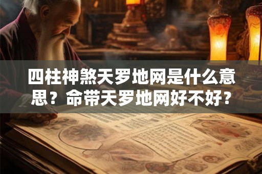 四柱神煞天罗地网是什么意思?命带天罗地网好不好? 四柱神煞天罗地网是什么意思?命带天罗地网好不好?