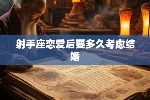 射手座恋爱后要多久考虑结婚