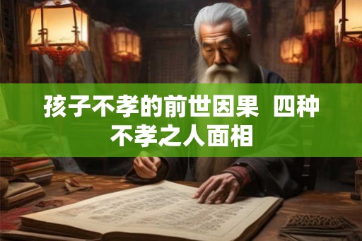 孩子不孝的前世因果 四种不孝之人面相 孩子不孝的前世因果 四种不孝之人面相