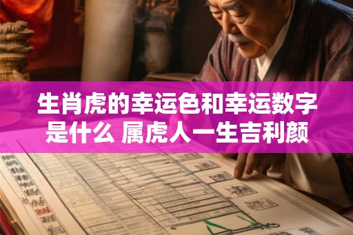 生肖虎的幸运色和幸运数字是什么 属虎人一生吉利颜色数字分析