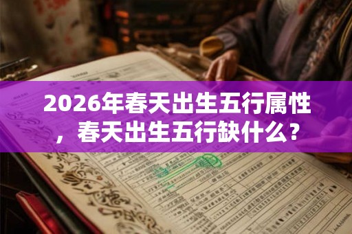 2026年春天出生五行属性，春天出生五行缺什么？