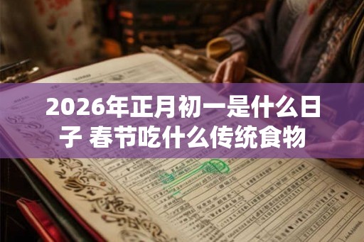 2026年正月初一是什么日子 春节吃什么传统食物