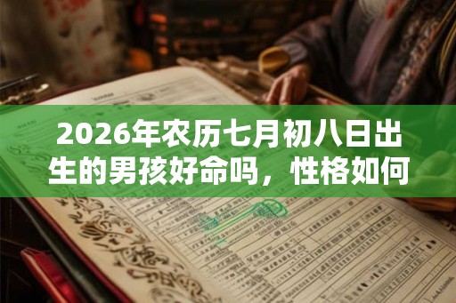 2026年农历七月初八日出生的男孩好命吗，性格如何？