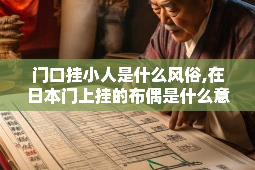 门口挂小人是什么风俗,在日本门上挂的布偶是什么意思？