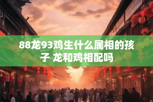 88龙93鸡生什么属相的孩子 龙和鸡相配吗