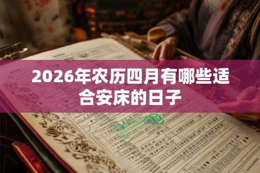 2026年农历四月有哪些适合安床的日子