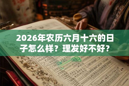 2026年农历六月十六的日子怎么样？理发好不好？