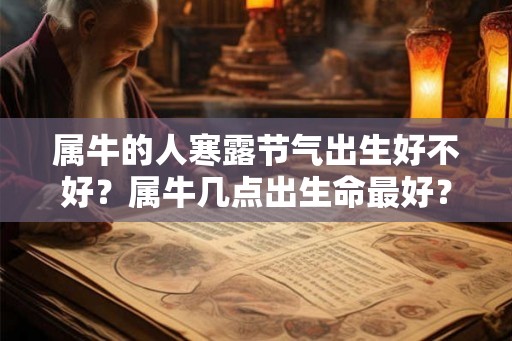 属牛的人寒露节气出生好不好？属牛几点出生命最好？