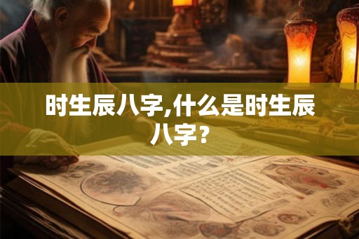 时生辰八字,什么是时生辰八字？